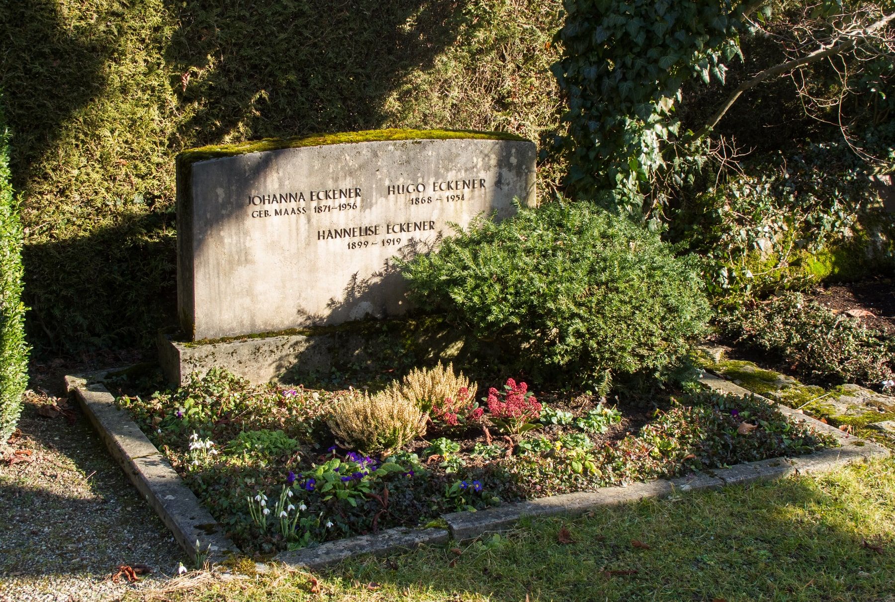 Grabstätte von Hugo Eckener